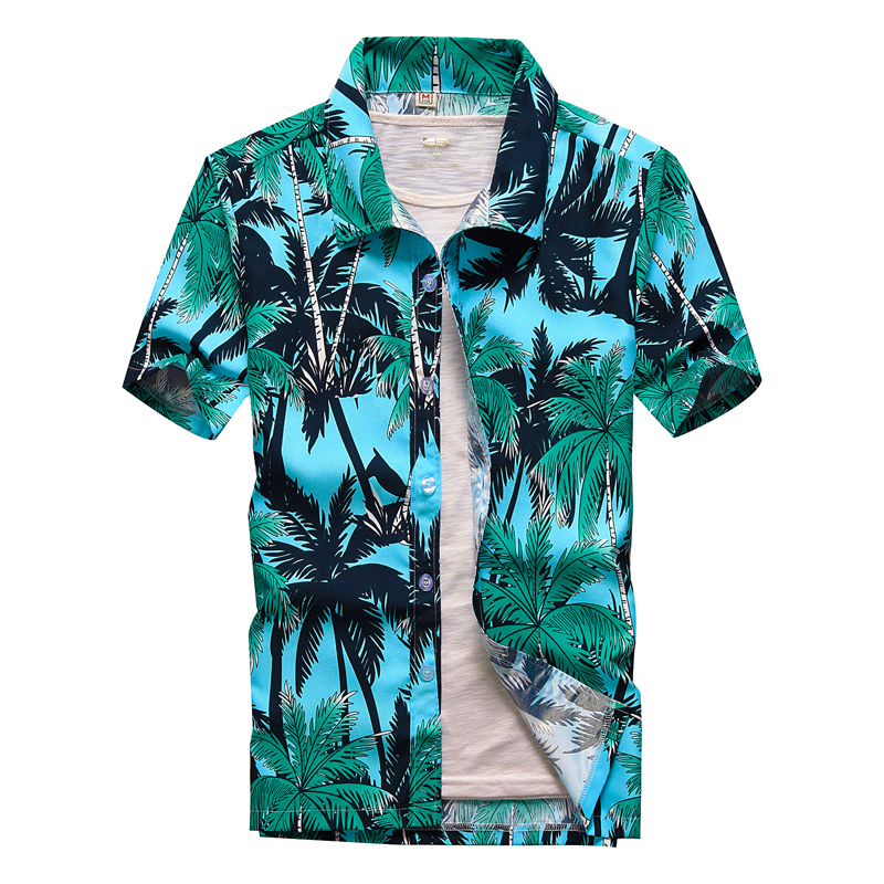 Summer Mens Hawaiian Casual Co - Romper Floral Print reseña y precio