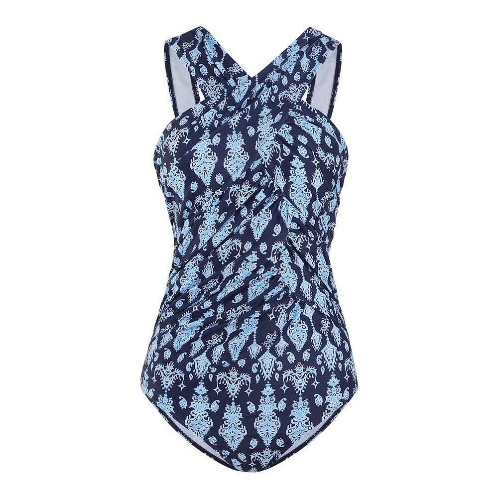 Women Swimsuit Plus Size Modes - Swimsuit Bikini Ruched reseña y precio