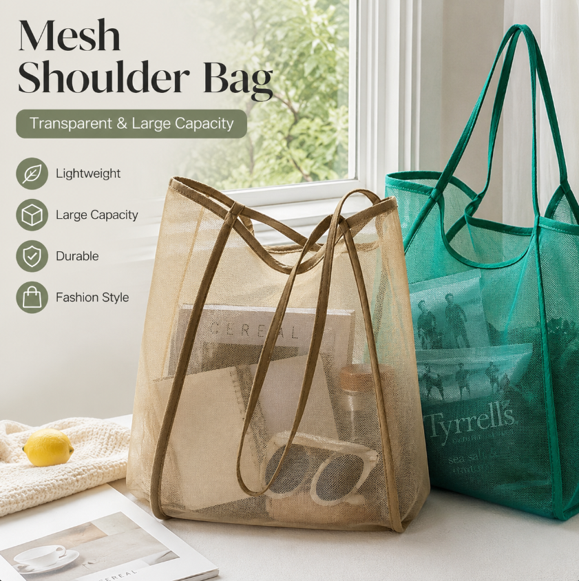 Mesh Beach Bag Lightweight, Br - Tote Bag Beach reseña y precio