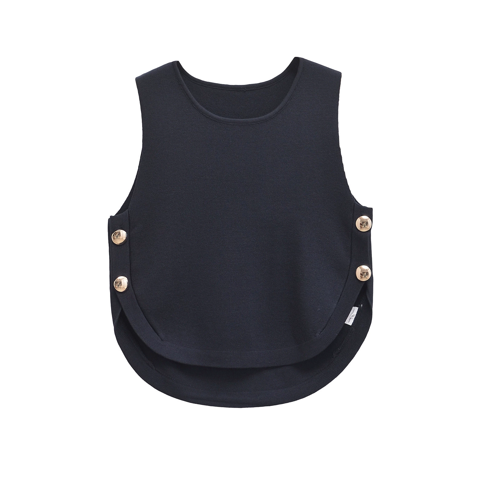 2025   Women's  Chic  Sleevele - Crop Top Crochet reseña y precio
