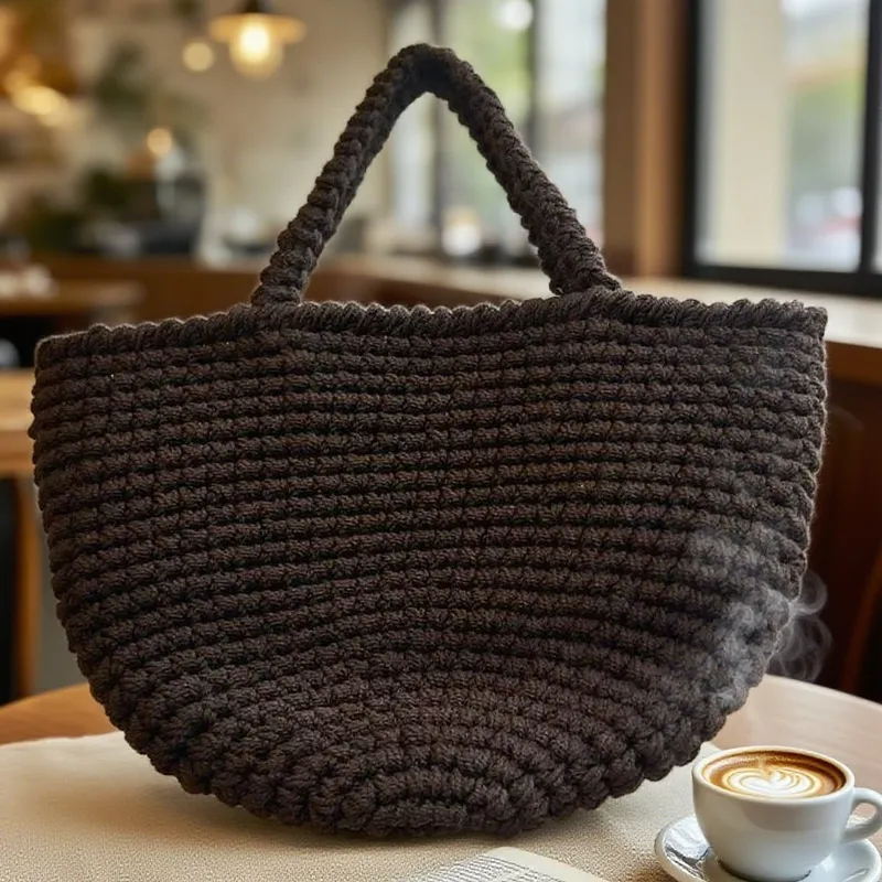 High-end hand-woven straw tote - Tote Bag Beach reseña y precio
