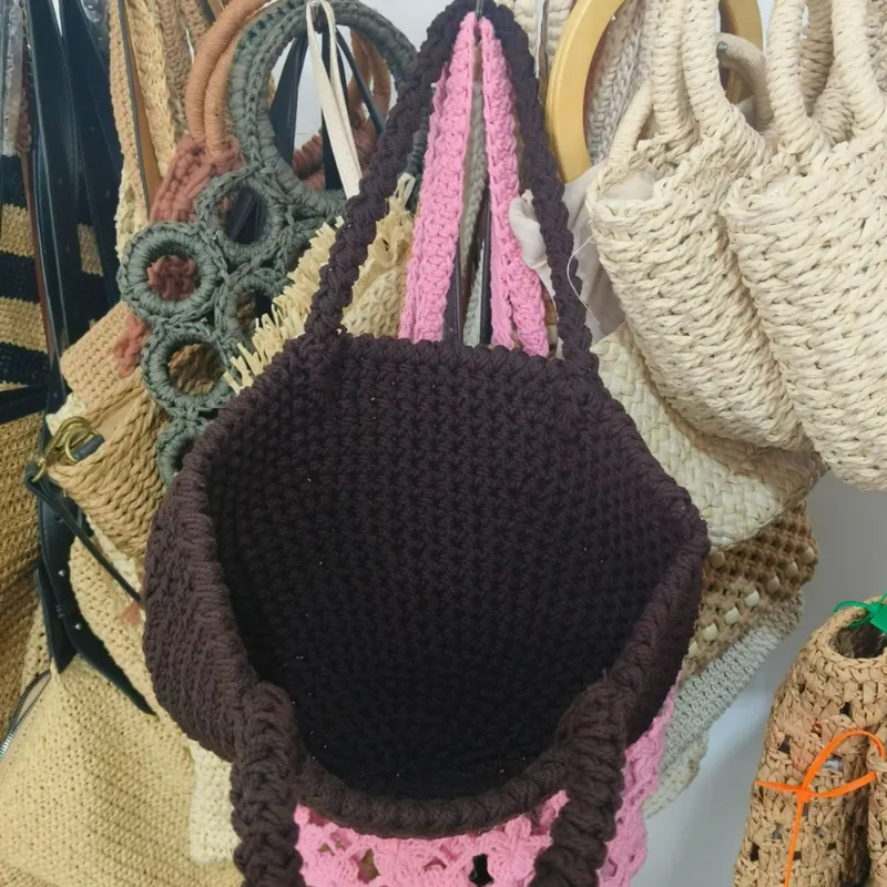 High-end hand-woven straw tote - Tote Bag Beach reseña y precio