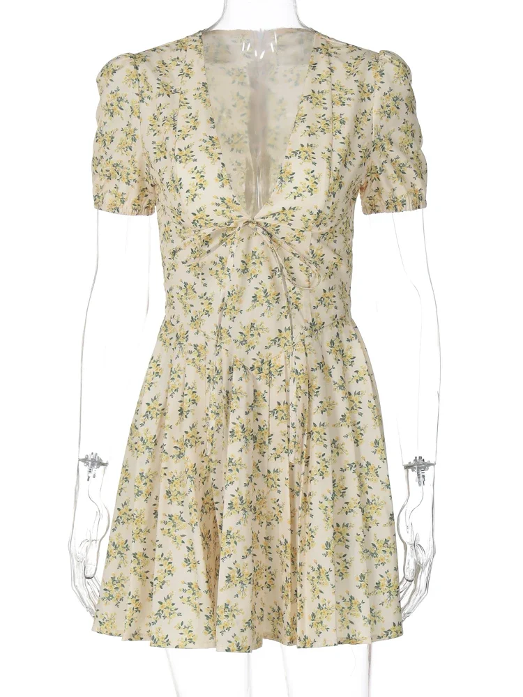 4XL French Floral Dress Plus S - Romper Floral Print reseña y precio