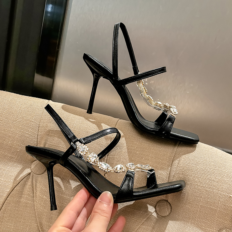 Stylish Women's High Heel Sand - Sandal Strappy Heeled reseña y precio
