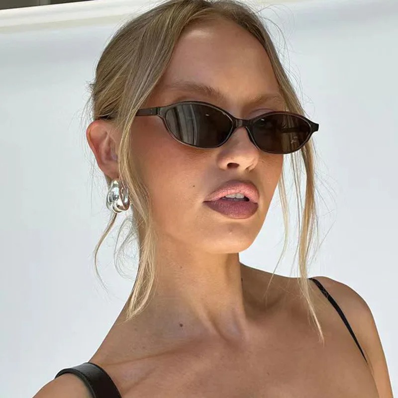 Retro Oval Frame Sunglasses Fa - Sunglasses Cat Eye reseña y precio