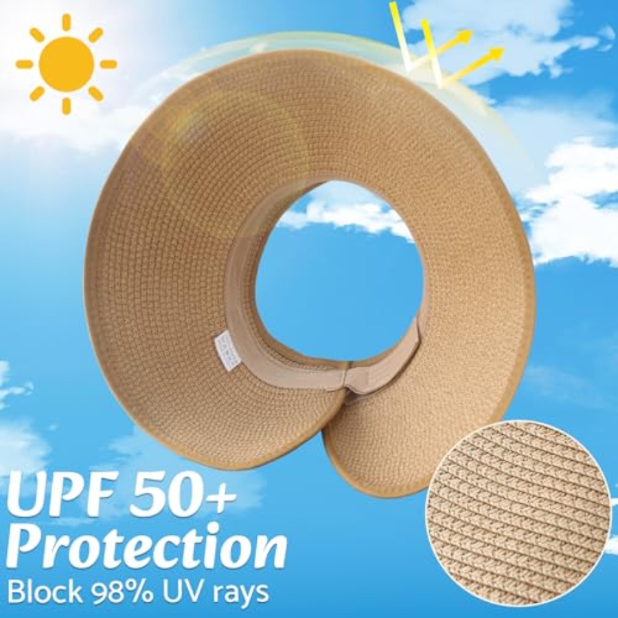 Sun Visor Hats for Women Wide  - Hat Floppy Wide reseña y precio
