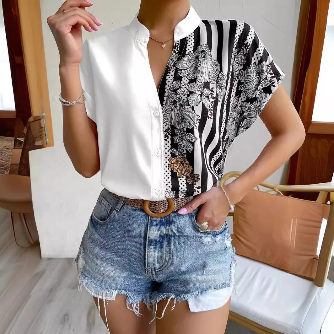 Elegant Fashion Striped Floral - Romper Floral Print reseña y precio