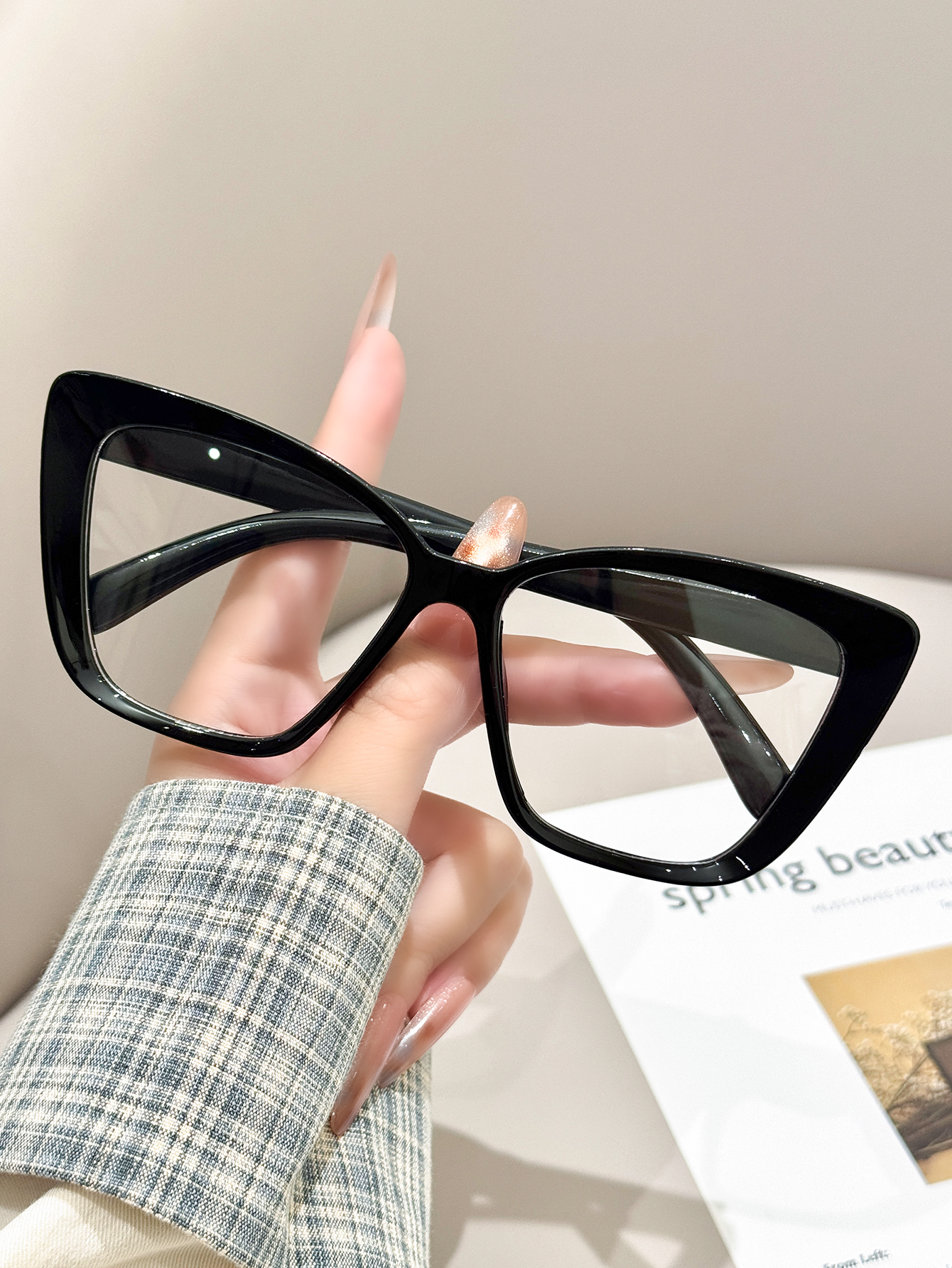 1pc daily fashionable black ca - Sunglasses Cat Eye reseña y precio