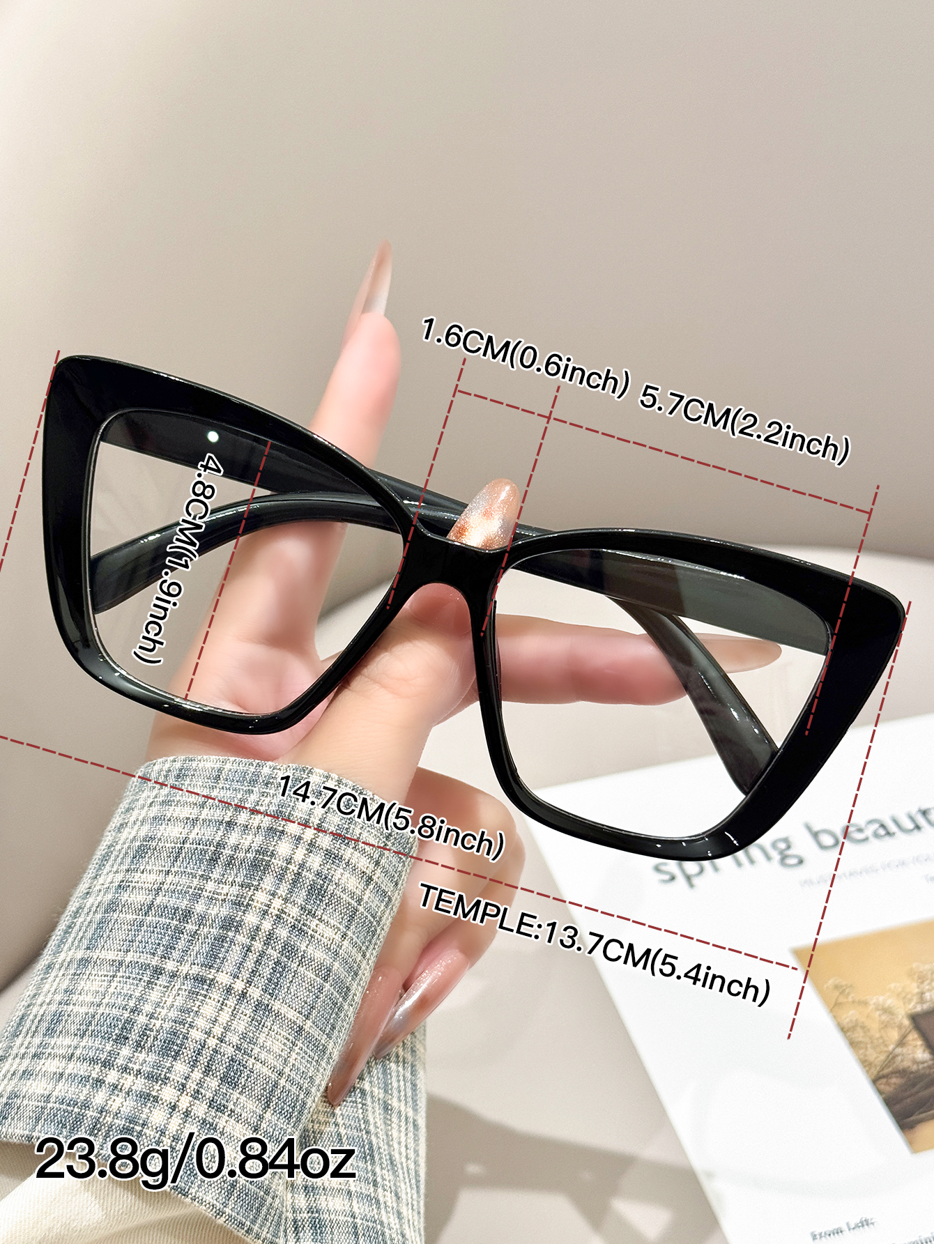 1pc daily fashionable black ca - Sunglasses Cat Eye reseña y precio