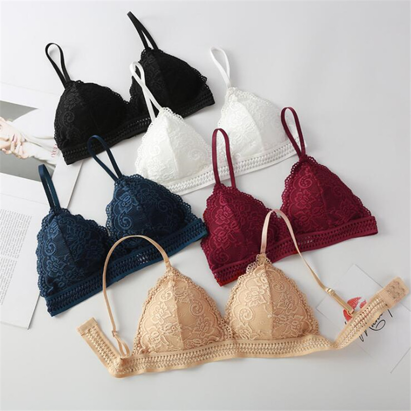 2026 Women's Bra New French Tr - Bralette Triangle Set reseña y precio