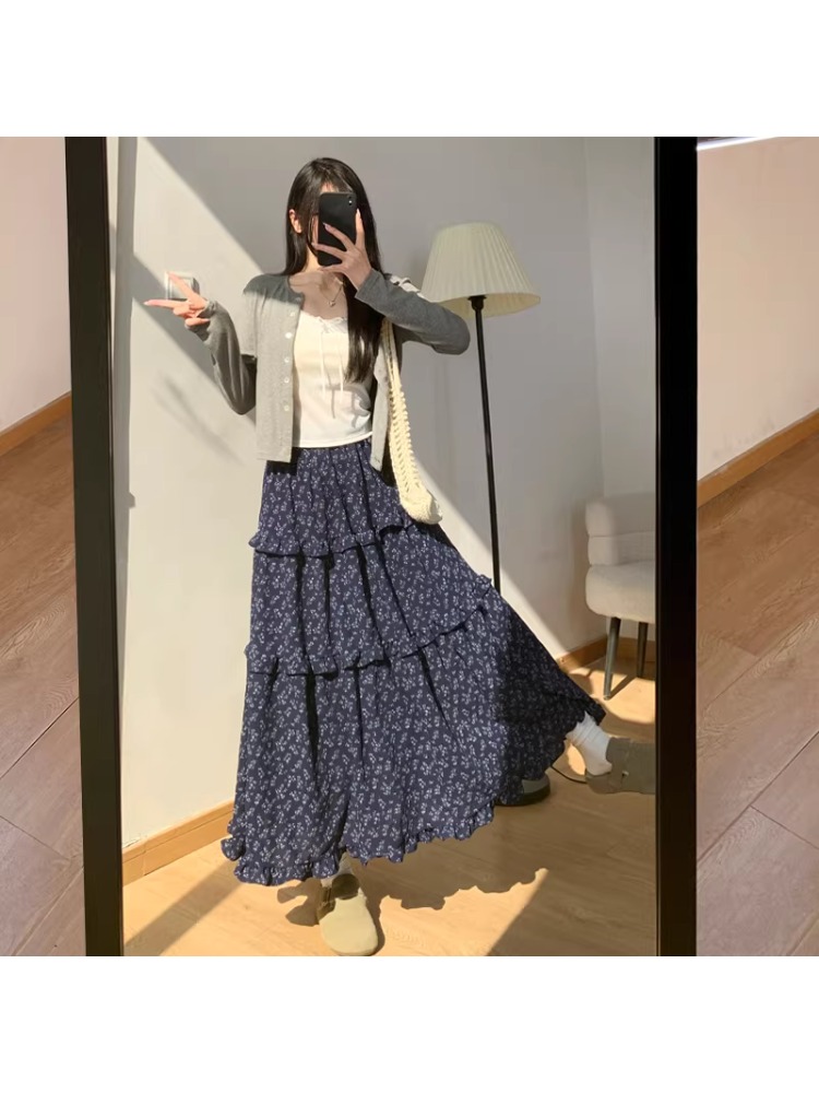 Floral A-Line Midi Skirt Women - Midi Skirt Floral reseña y precio